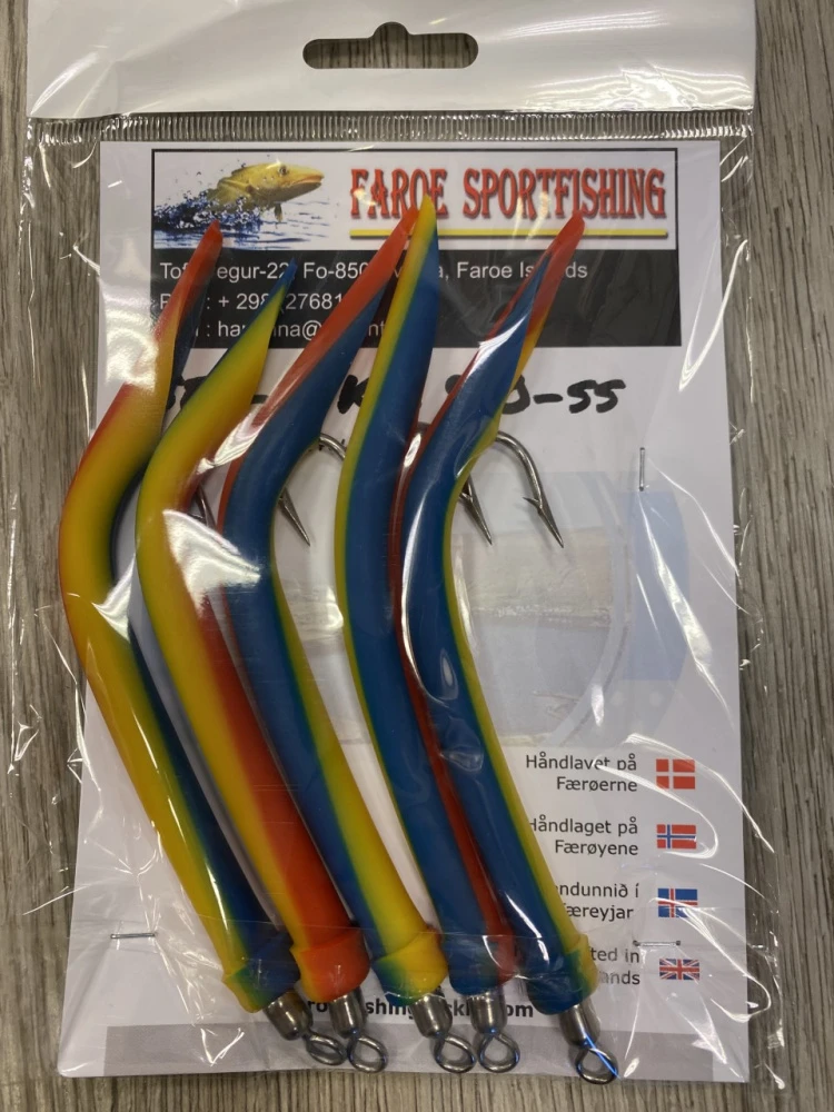 Færøy Gummimakk 8/0-ss For Sei, Lyr Og Torsk - Bilde 3