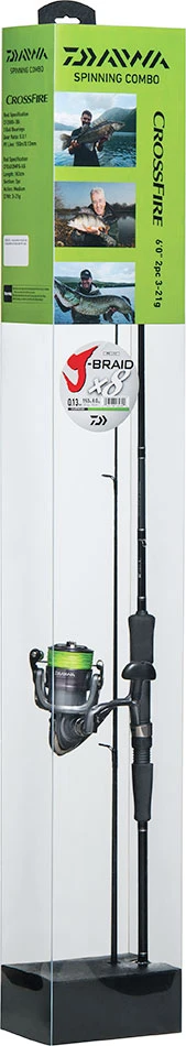 Daiwa Crossfire 8' 20-60g/Crossfire 3000-3Bi/J-Braid X8 0,24mm