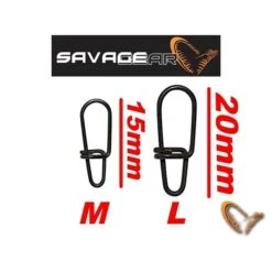 Savage Gear Crosslock Egg Snaps 10pk