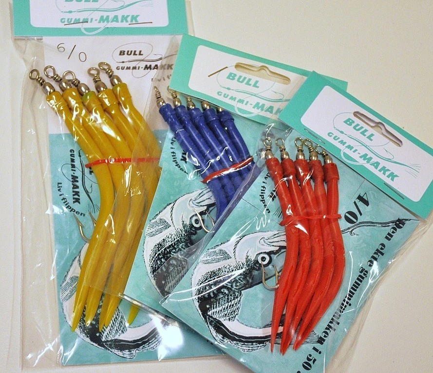 Bull Gummimakk 5 Pak 9/0 3 Bull Gummimakk 5 Pak 9/0
