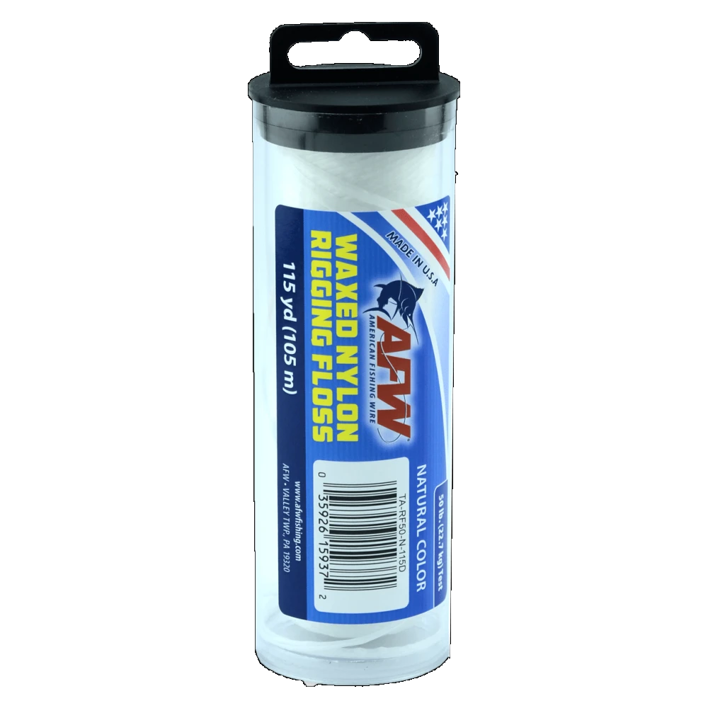 AFW Waxed Nylon Rigging Floss 50 Lb/105 M 3 AFW Waxed Nylon Rigging Floss 50 Lb/105 M